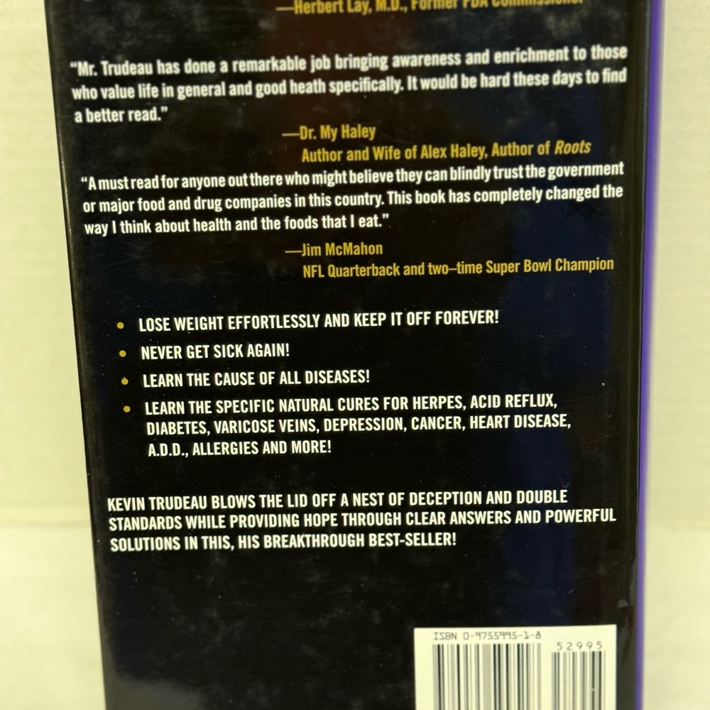 Book- Kevin Trudeau Natural Cures Book Health Natural Foods Nutrition Diet - Picture 2 of 6